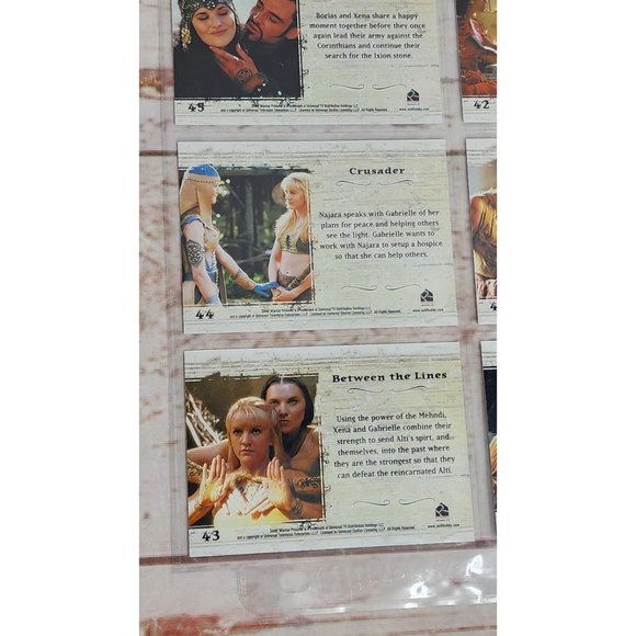 Vintage Xena Warrior Princess Collectible 9 Trading Card Bundle - Rittenhouse - Picture 9 of 15